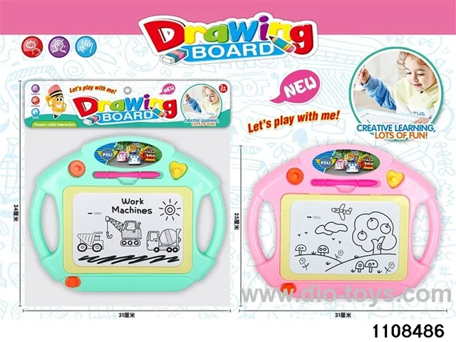Magnetic Drawing Board in poly bag header