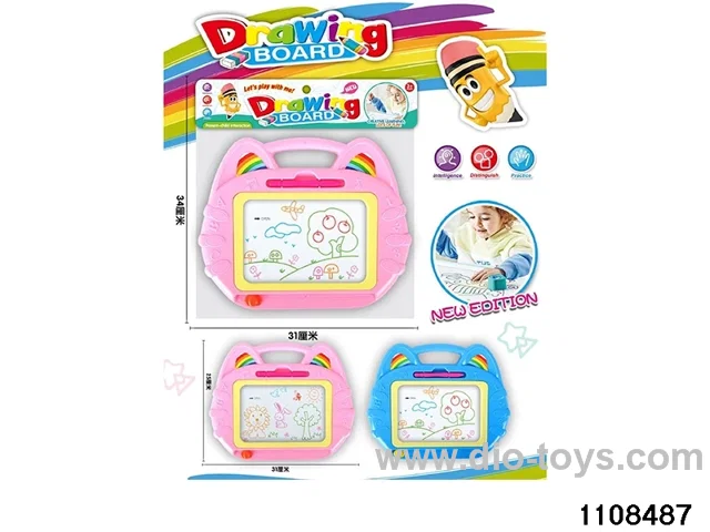 Magnetic Drawing Board in PP bag with header
