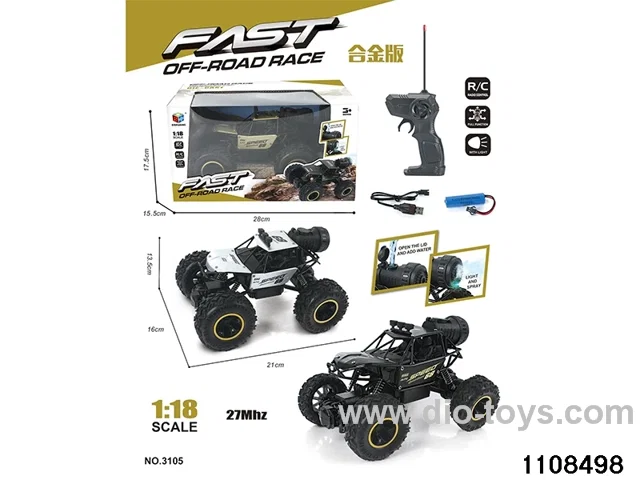 1:18 Alloy Climbing Car in window box