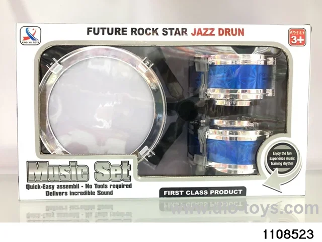 Electroplated Jazz Drums in window box