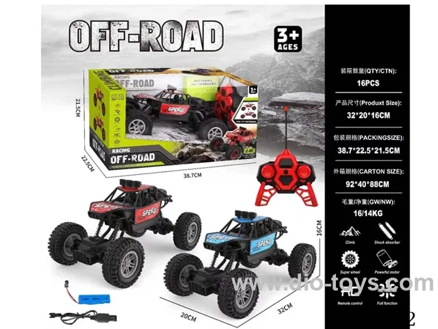 1:14 4ch Climbing off-road rc car with lights (including battery)