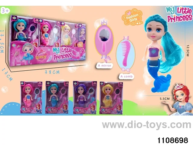 3 inch mermaid