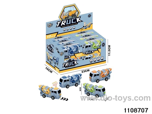 Press mixer truck