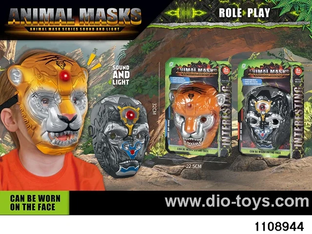 Tiger and orangutan masks