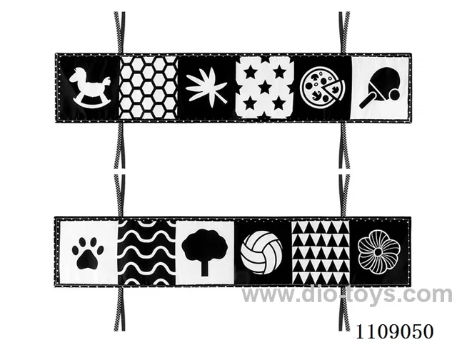 Soft baby book Sports Black and White