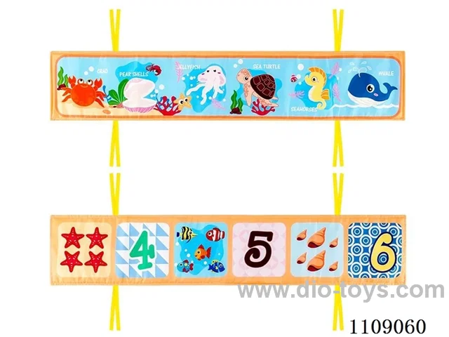 Soft baby book Ocean Color