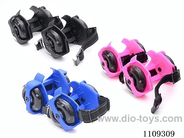 Roller skate covers with flint lights