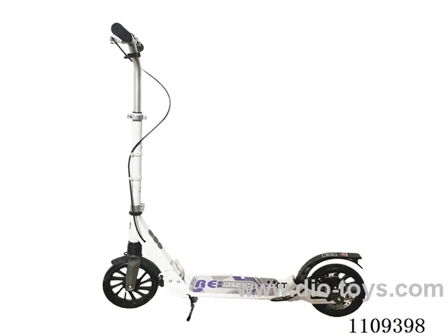 Two-wheeled scooter for adults
