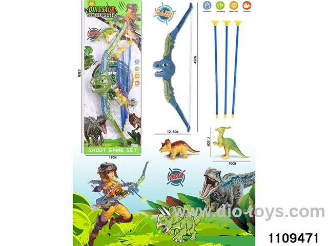 Dinosaur Bow and Arrow + Dinosaur