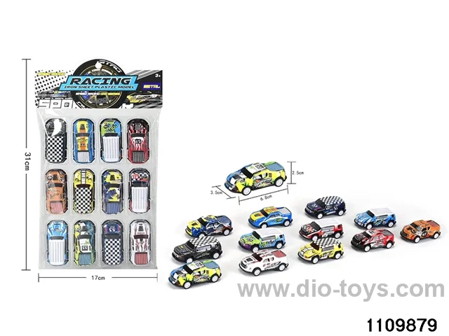 12pcs Alloy pull back Set