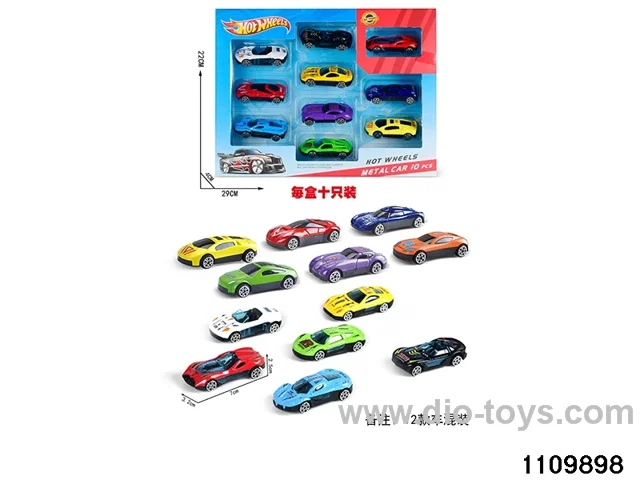 10pcs Alloy Scooter Set