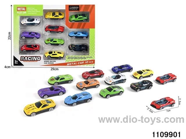 10pcs Alloy Scooter Set
