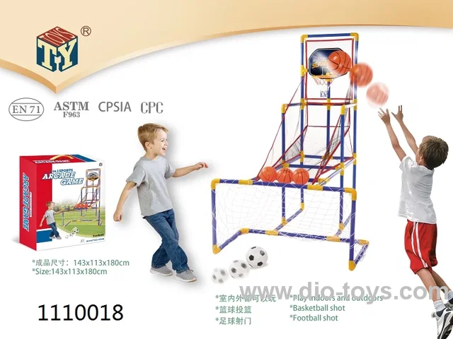 2-IN-1 SOCCER SHOOTING GAME SPORTS SPORTS TOYS in color box