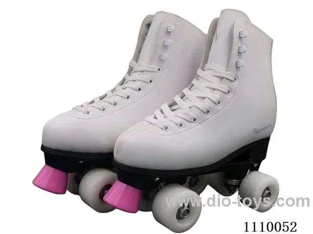 leather skates PVC solid color wheel