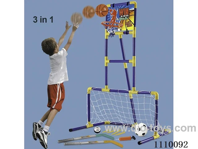 3-in-1 hockey set sports toy