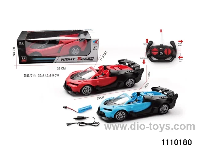 1:18 4 ch rc car with light,include battery
