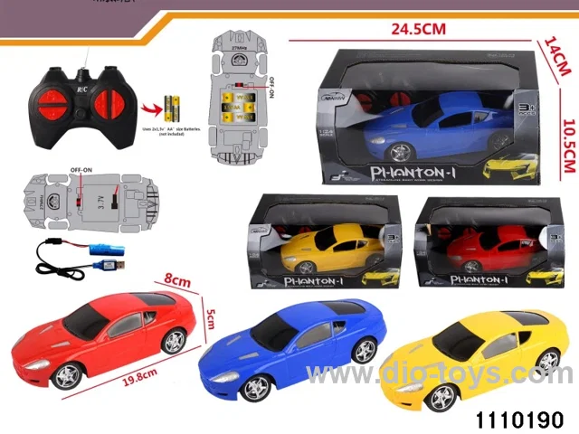 1:20 4 ch rc car,include battery