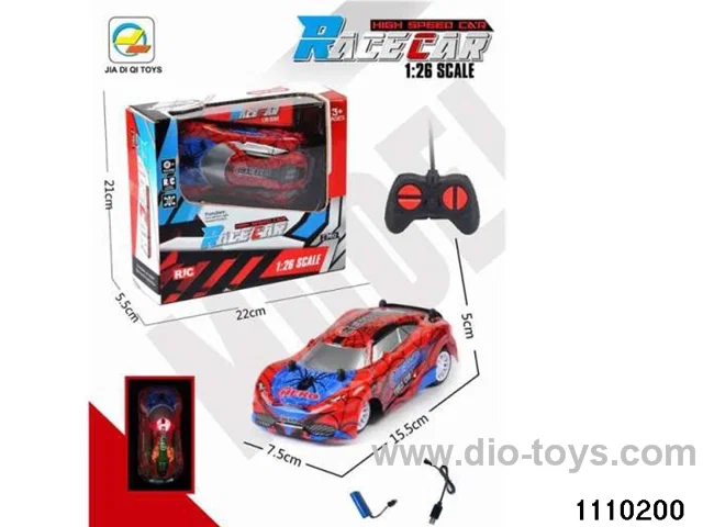 1:26 4 ch rc car with light,include battery