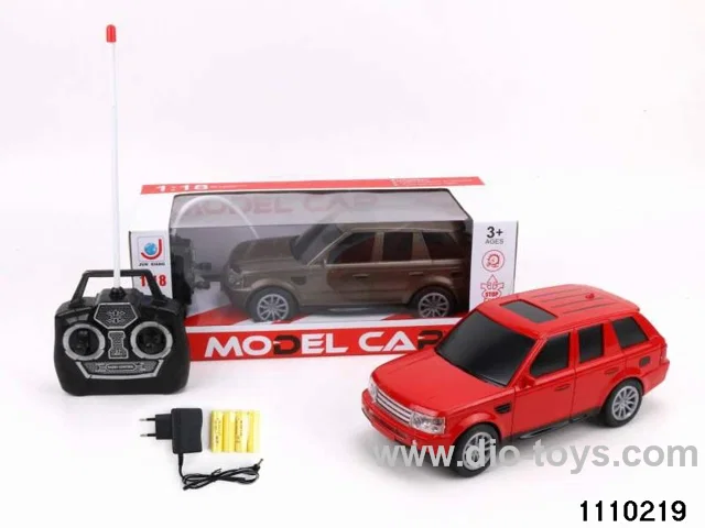 1:18 4 ch rc car with light,include battery