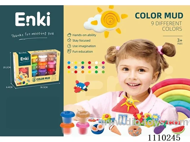 color clay 9 color supplement mud