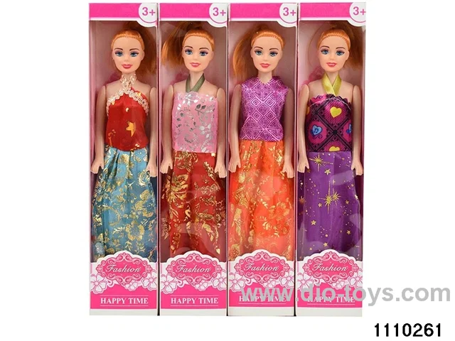 11.5 inch Barbie Doll (4 Mixed)