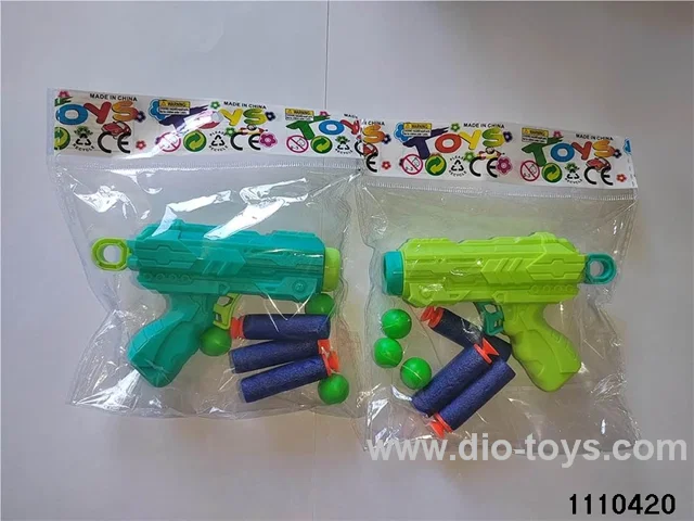 Dual function suction cup softball/ping pong gun