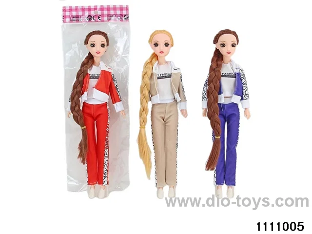 11.5 inch 9 jointed doll set