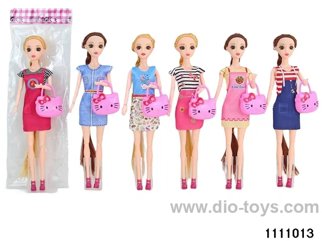 11.5 inch 9 jointed doll set