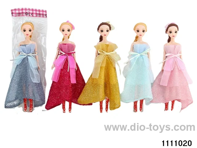 11.5 inch 9 jointed doll set
