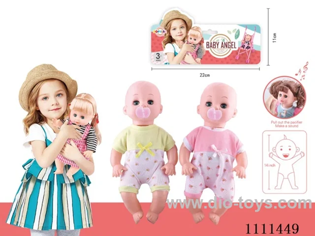 14 "empty doll pacifier 4 sound IC package (unplug pacifier will make sound)