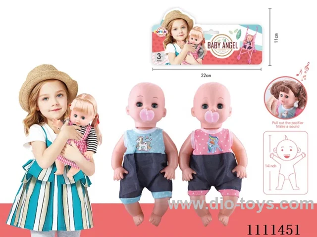 14 "empty doll pacifier 4 sound IC package (unplug pacifier will make sound)