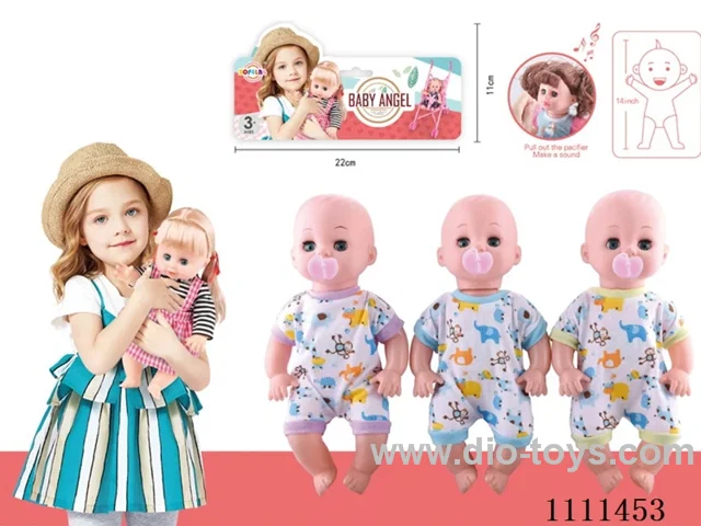 14 "empty doll pacifier 4 sound IC package (unplug pacifier will make sound)
