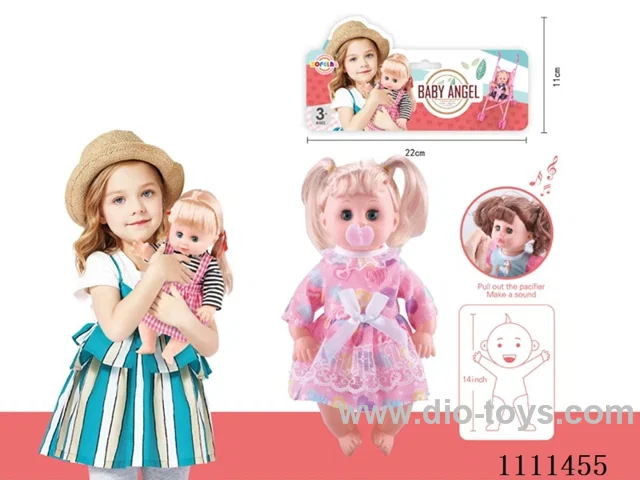 14 "empty doll pacifier 4 sound IC package (unplug pacifier will make sound)