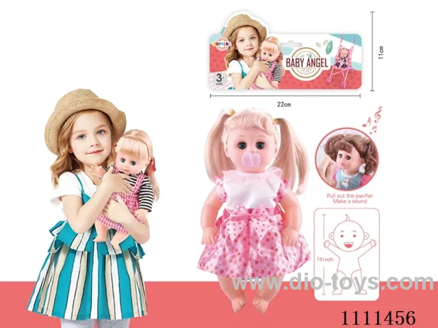 14 "empty doll pacifier 4 sound IC package (unplug pacifier will make sound)
