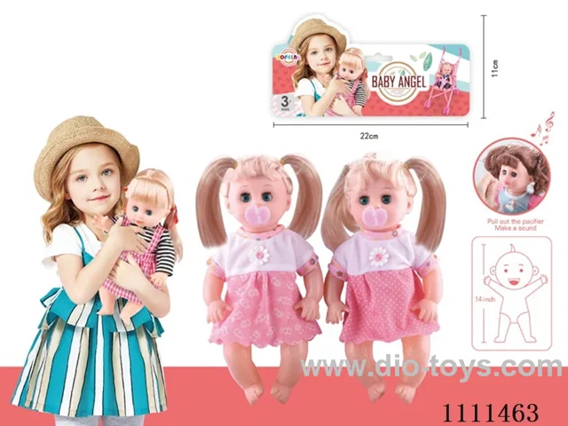 14 "empty doll pacifier 4 sound IC package (unplug pacifier will make sound)