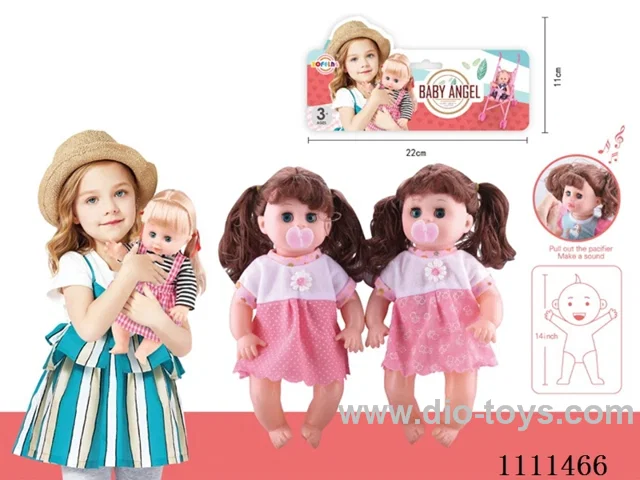 14 "empty doll pacifier 4 sound IC package (unplug pacifier will make sound)