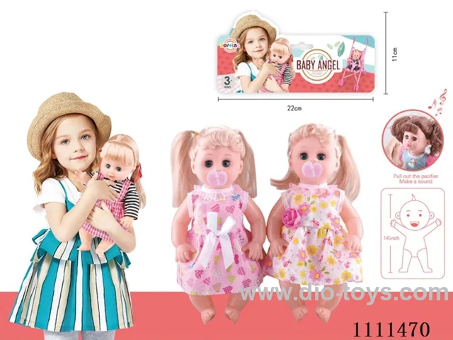 14 "empty doll pacifier 4 sound IC package (unplug pacifier will make sound)