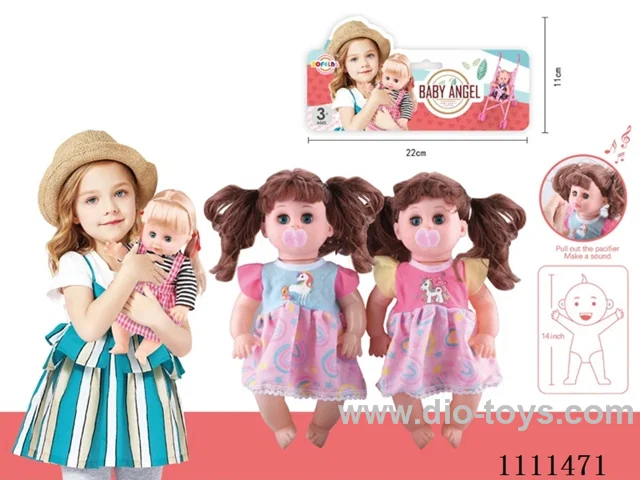 14 "empty doll pacifier 4 sound IC package (unplug pacifier will make sound)