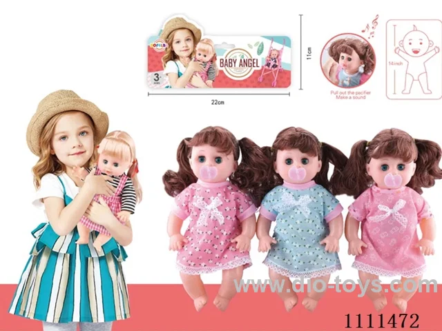 14 "empty doll pacifier 4 sound IC package (unplug pacifier will make sound)