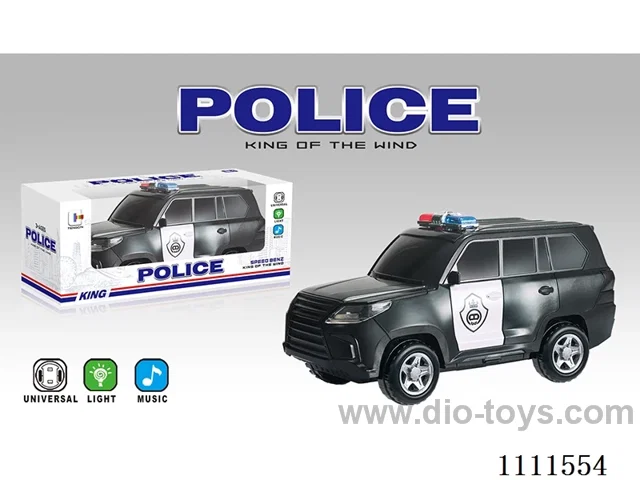 Electric universal simulation Lexus off-road police car with lights and music