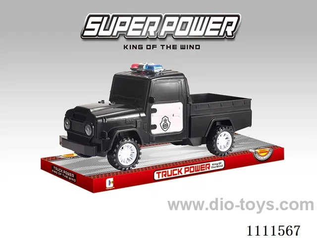 Inertia car Retro Toyota pickup police car