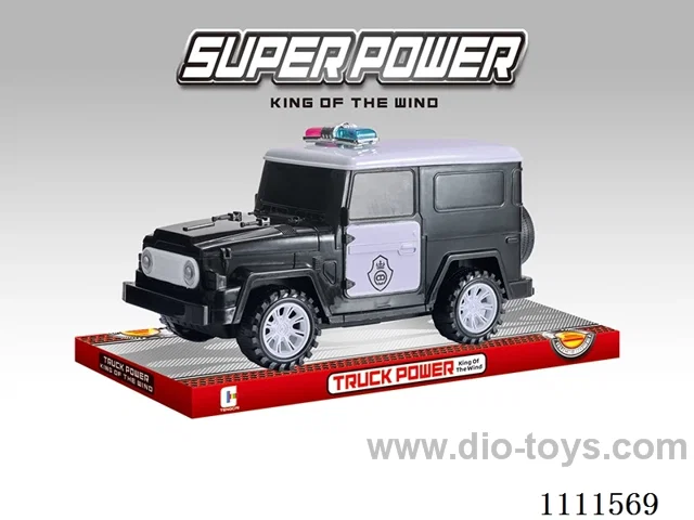 Inertia car Retro Toyota off-road police car
