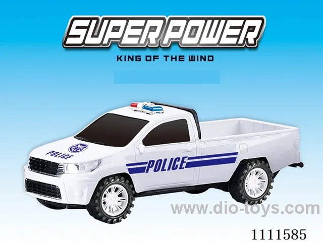 Inertial car single-seat pickup truck inertial police car