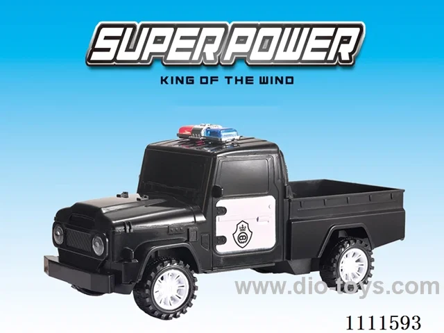 Inertia car Retro Toyota pickup police car