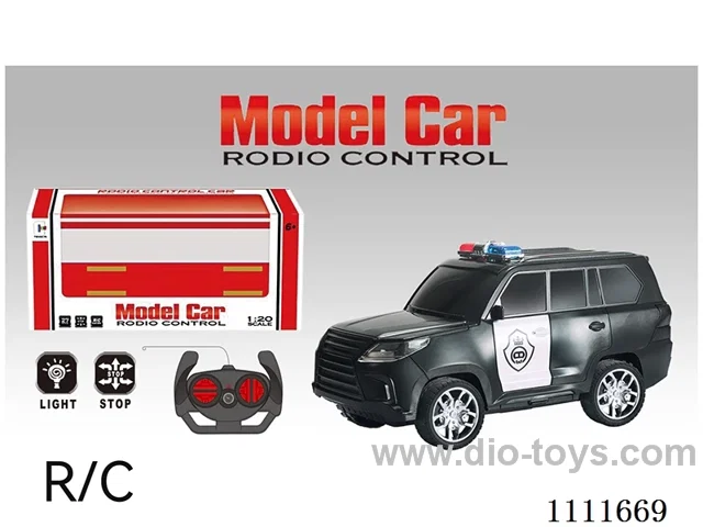 Remote control car 4 ch Lexus off-road police car