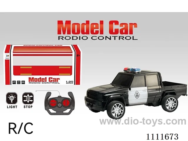 Remote control car 4 ch pickup police car