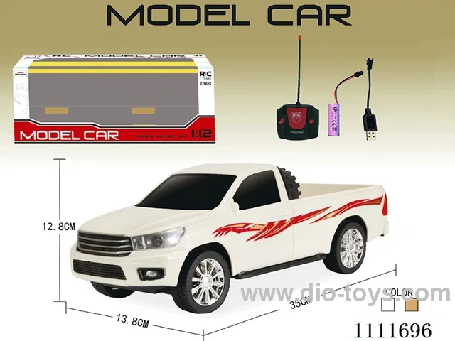 Remote control car 1:12 4 ch new two-door pickup truck