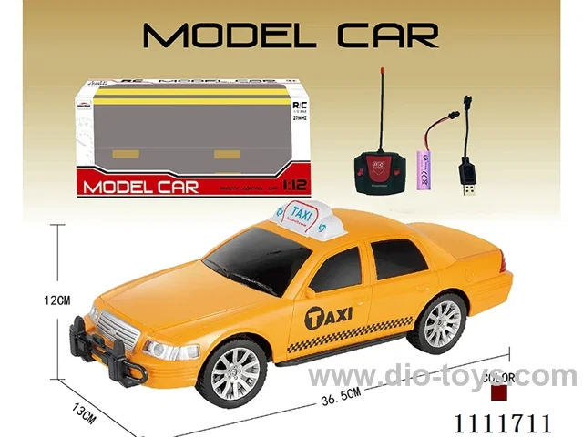 Remote control car 1:12 4 ch remote control Ford taxi