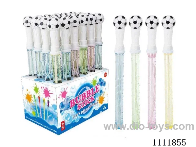 Soccer bubble wand