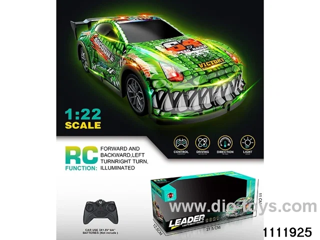 RC car with light(no electricity included)